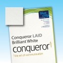Conqueror Brilliant White Laid WM Letterheads