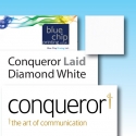 Conqueror Diamond White Laid NWM