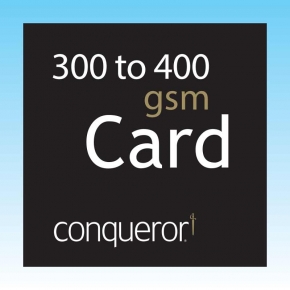 Conqueror Compliment DL CARDS. 300gsm to 400gsm