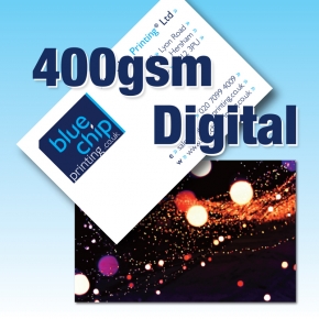 Digitally Printed 400gsm Silk Business Cards