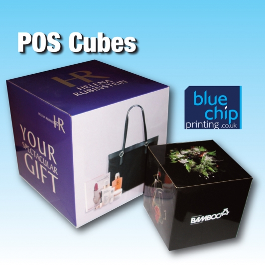 Promotional Marketing POS Cubes - 3D Visual Display