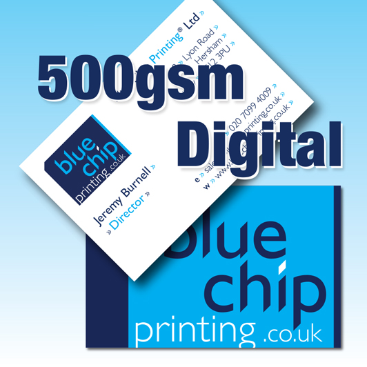 Full Colour Business Cards | 500gsm Silk