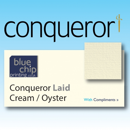 Conqueror Cream Laid Compliment Slips