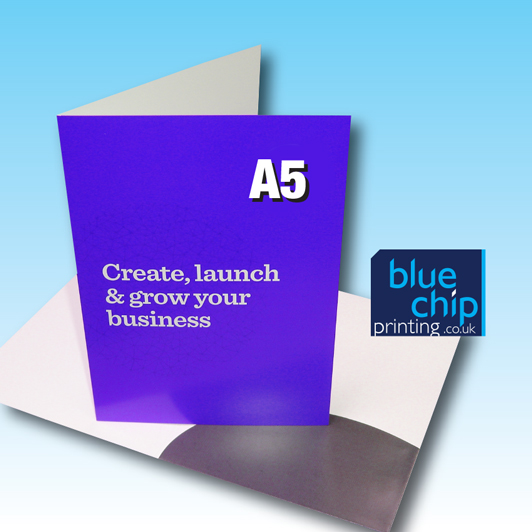 Blue Chip Printing A5+ Printed Presentation Folders