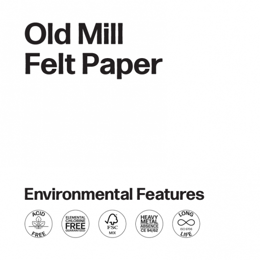 Old Mill Felt Paper Letterheads