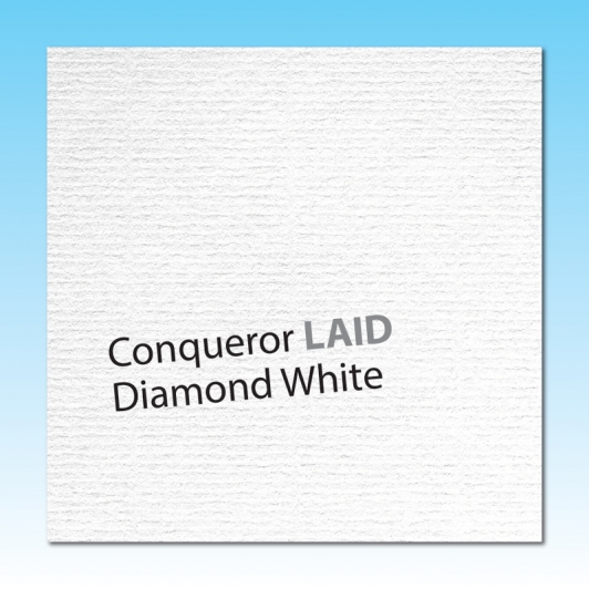 Conqueror Diamond White Laid WM